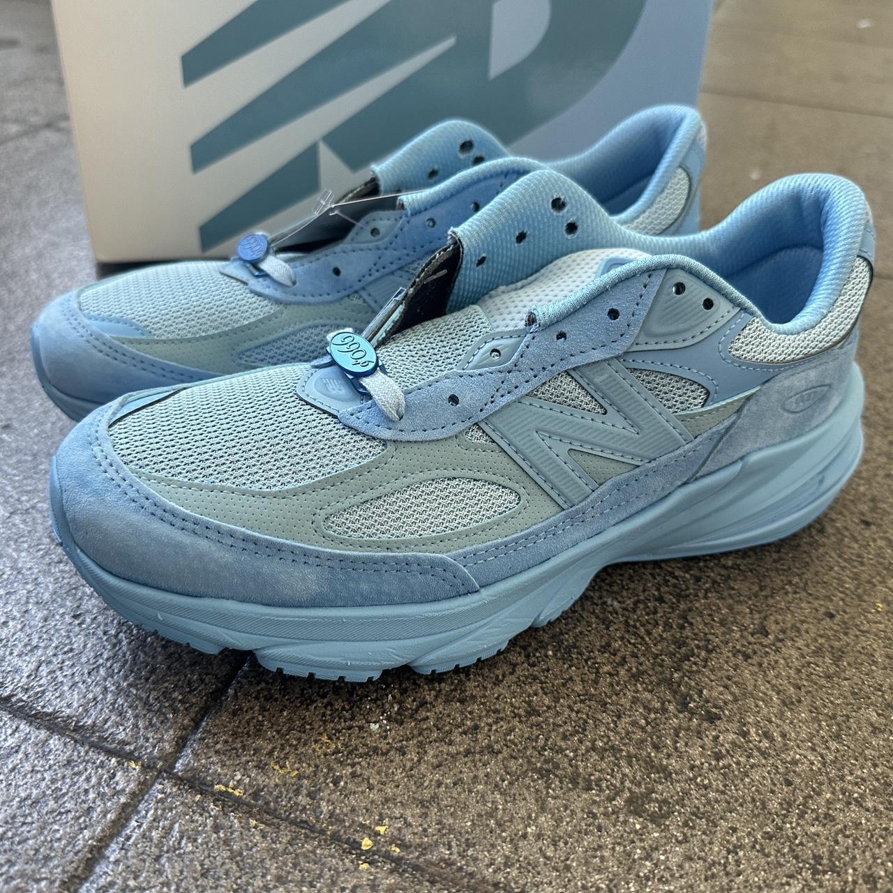 New balance 990 baby blue best sale