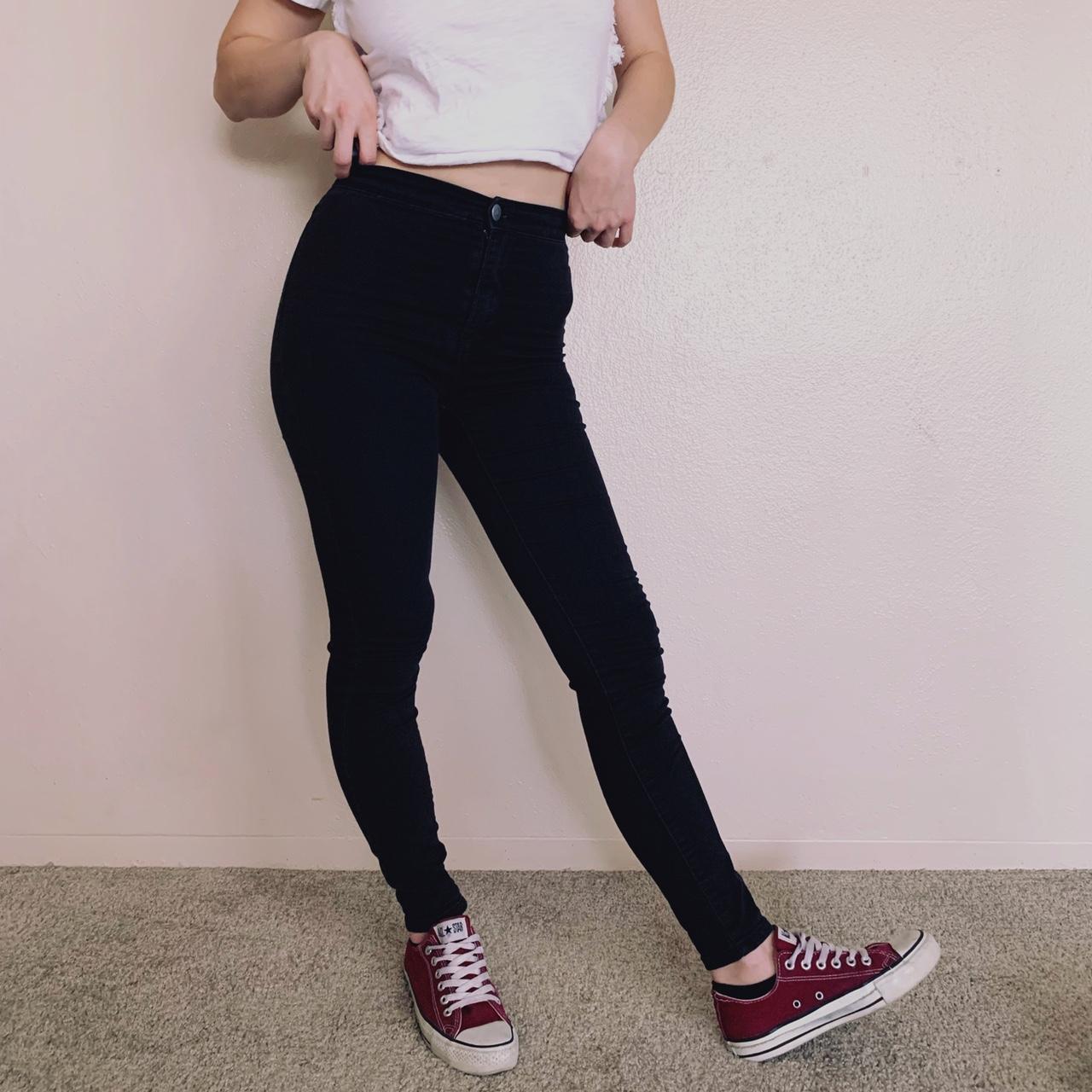 Denim Co. black high-rise super skinny jeans 🖤 Tag... - Depop