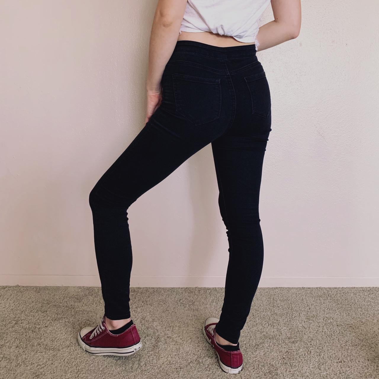 Denim Co. black high-rise super skinny jeans 🖤 Tag... - Depop