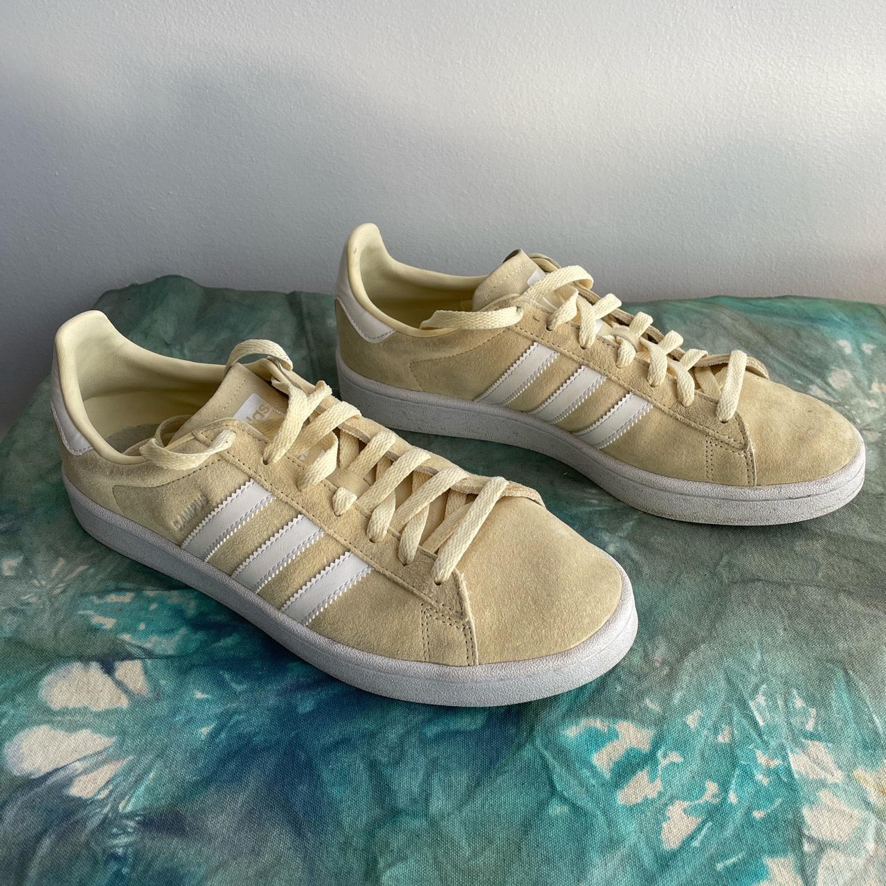 Pair of Adidas Campus men’s size 9 1/2. Shoes are in... - Depop