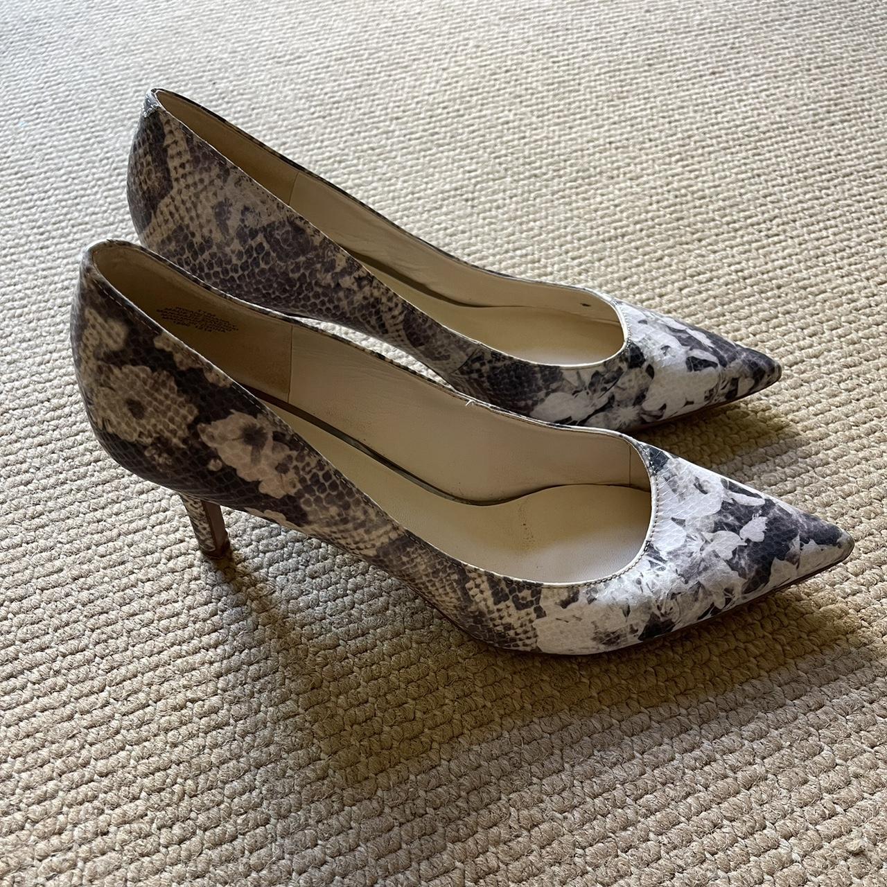 Nine west deals snakeskin pumps