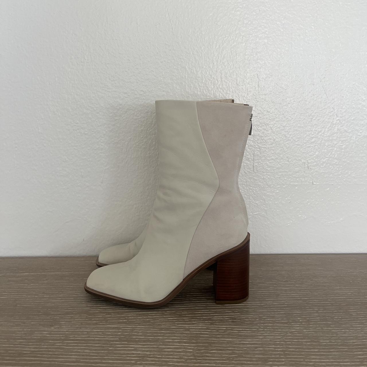 Franco sarto cheap white booties