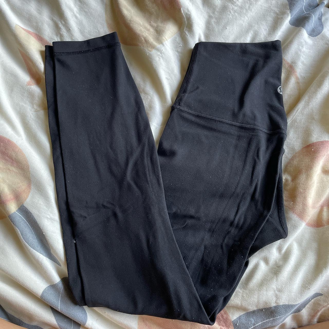 lululemon black align leggings size 4 - good - Depop