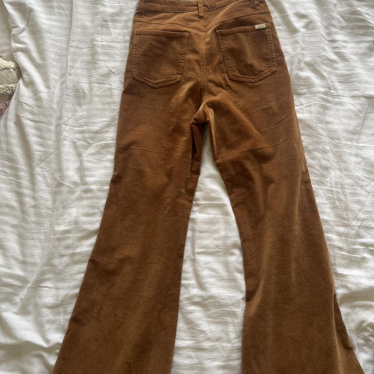 Ghanda’s corduroy brown flare pants Stretchy and... Depop
