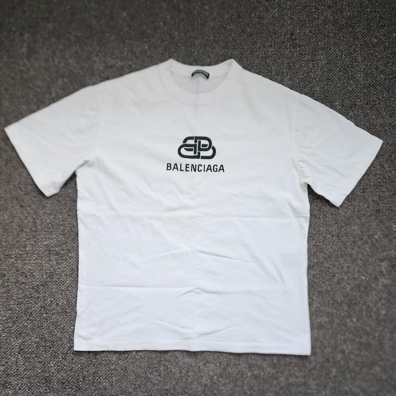 Balenciaga t shirt Size S, this is Oversized and can | Depop