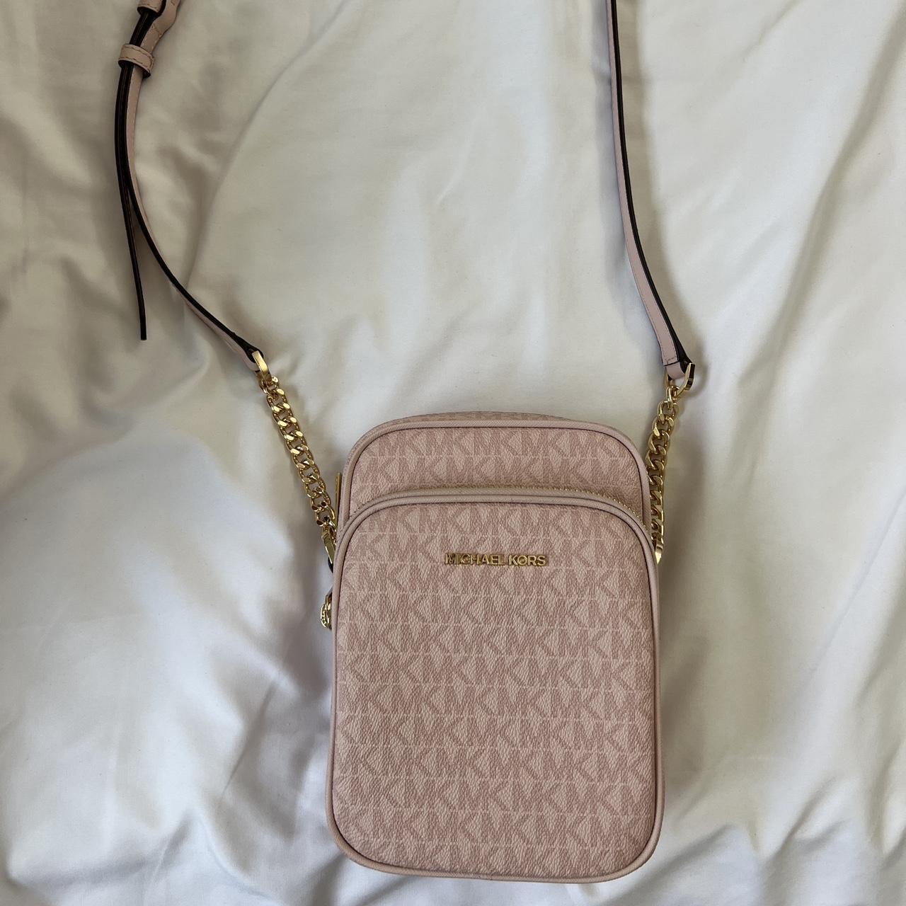 Michael Kors crossbody bag, beautiful muted pink... - Depop