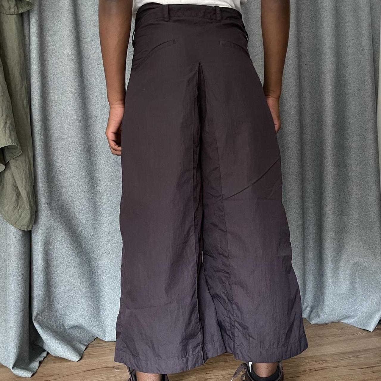 Sasquatchfabrix Nylon Hakama Pants High rise Loose - Depop