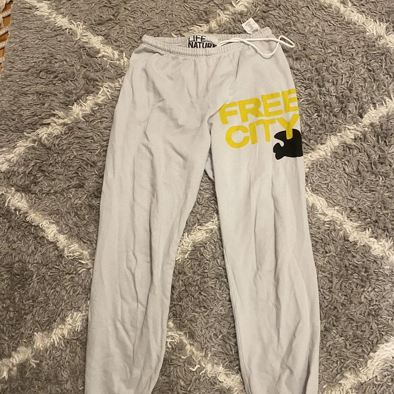 White free city sweatpants sale