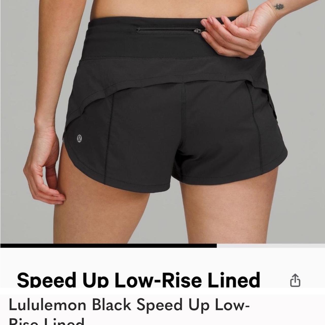 lululemon sped up low-rise shorts, 2.5” inseam. - Depop