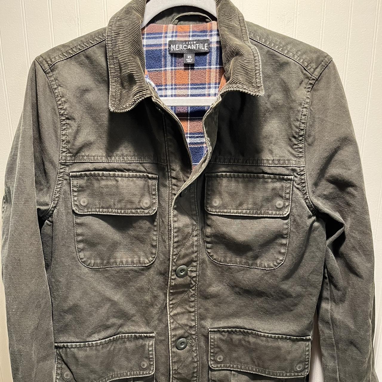 J crew flannel lined barn jacket sale