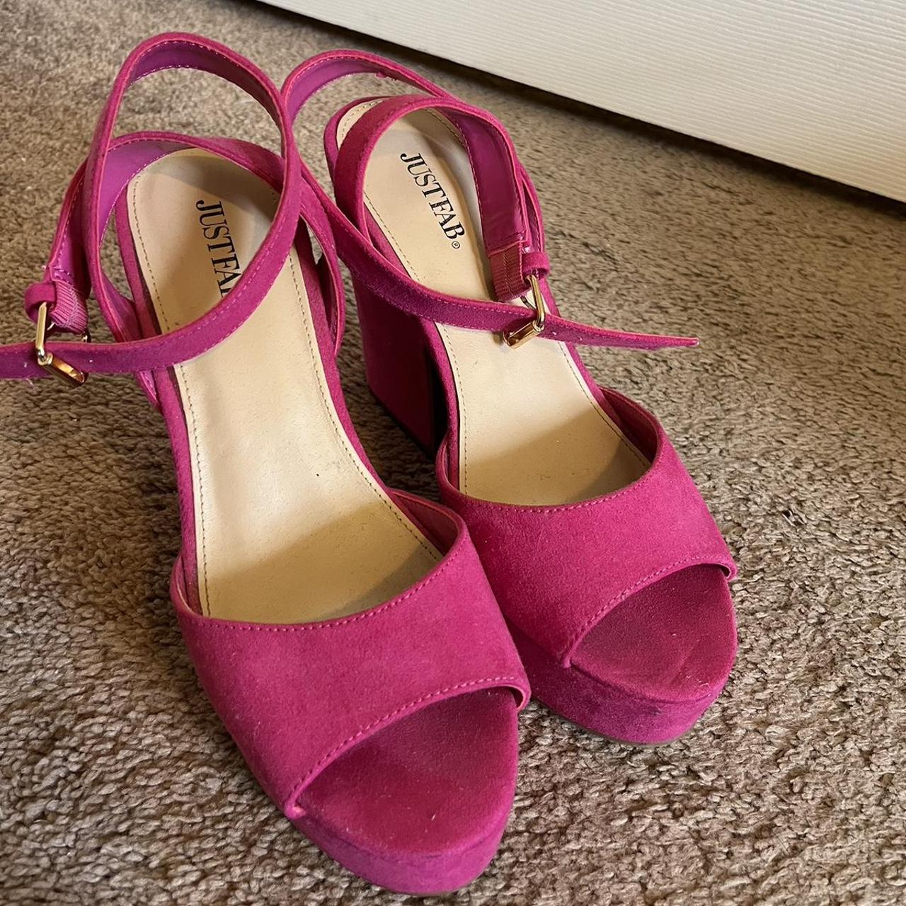 Justfab on sale pink heels