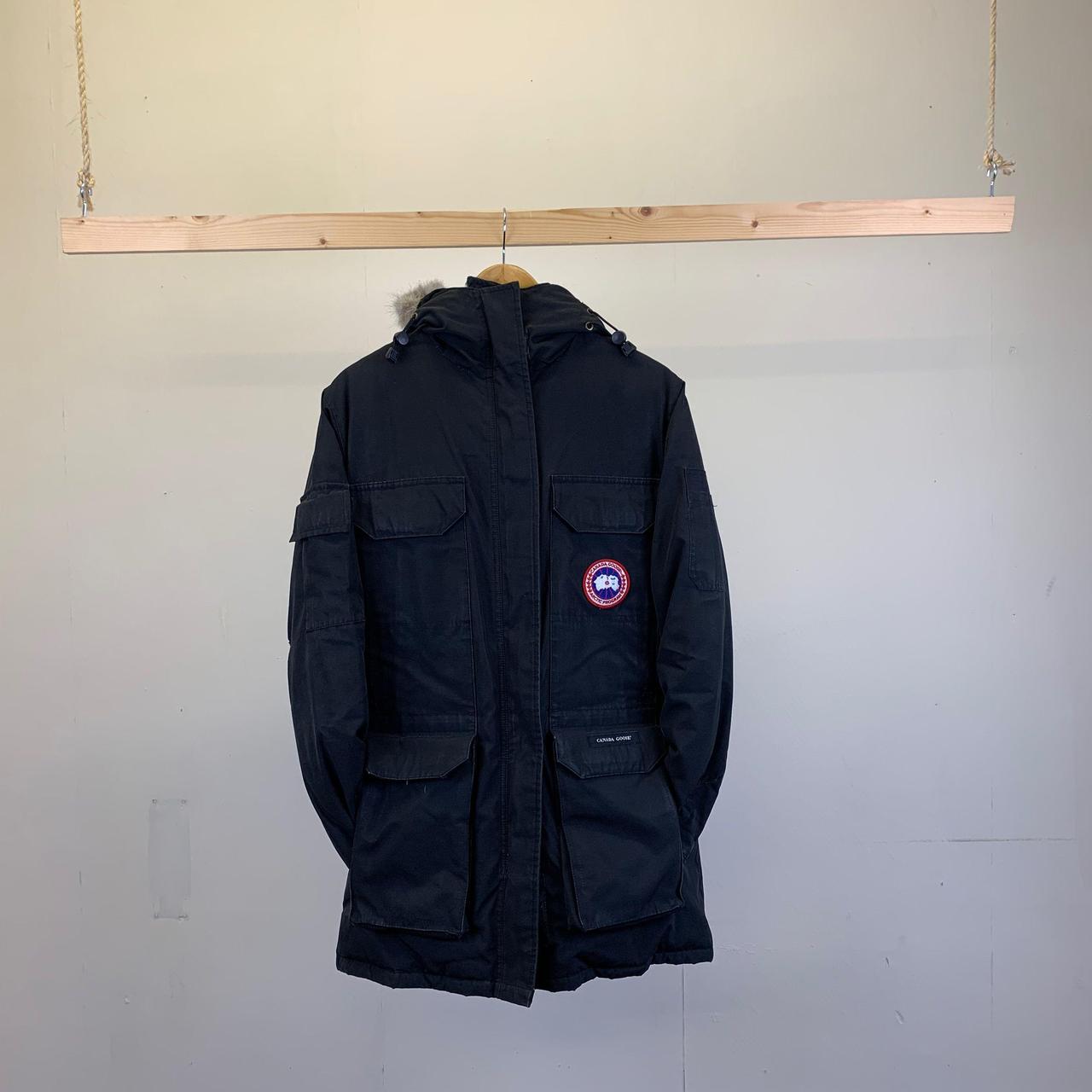 Canada Goose Expedition Parka Fur Hood Black... - Depop