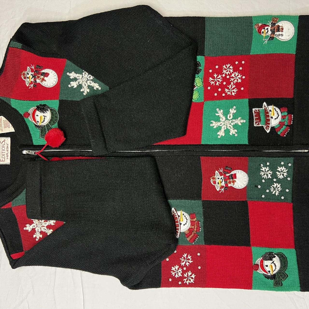 Basic Editions Women's Sweater - Multi/Red - M – … - image 2