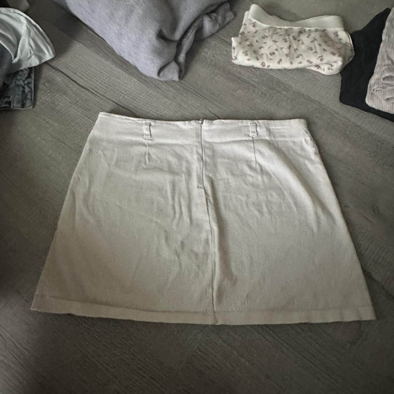 Women's Skirt - White/Cream - M – White/cream min… - image 2