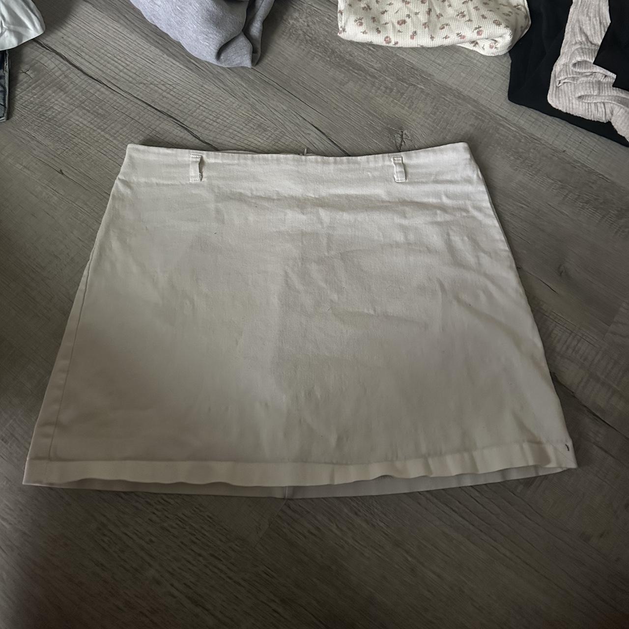Women's Skirt - White/Cream - M – White/cream min… - image 1