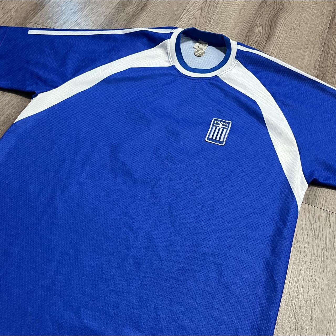 VINTAGE GREECE NATIONAL FOOTBALL TEAM ANGELO... - Depop