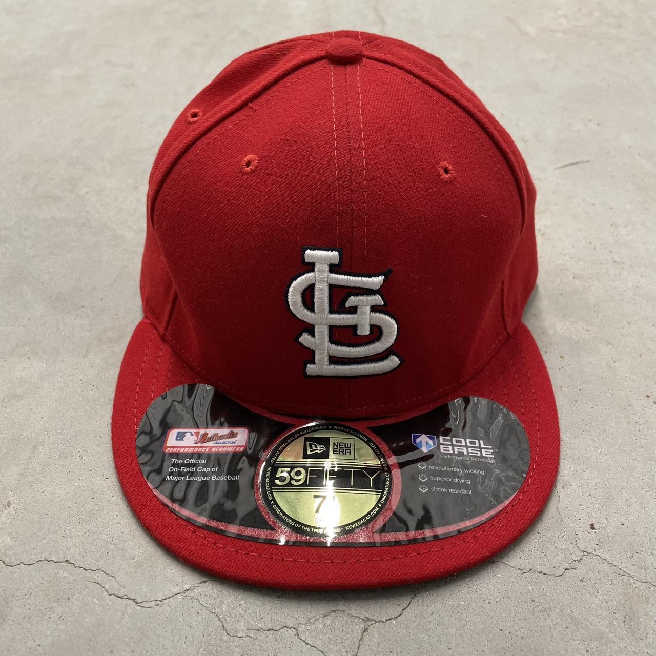 St. Louis Cardinals New Era Authentic 59FIFTY Red - Depop