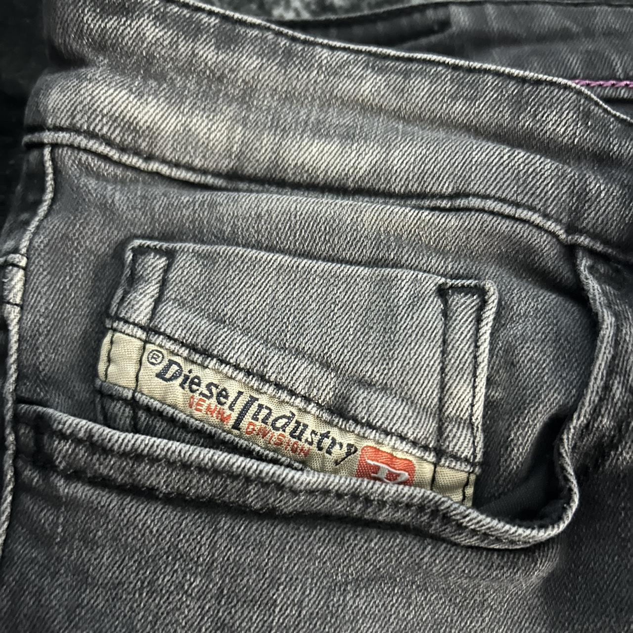 Diesel Women's Grey Jeans Depop