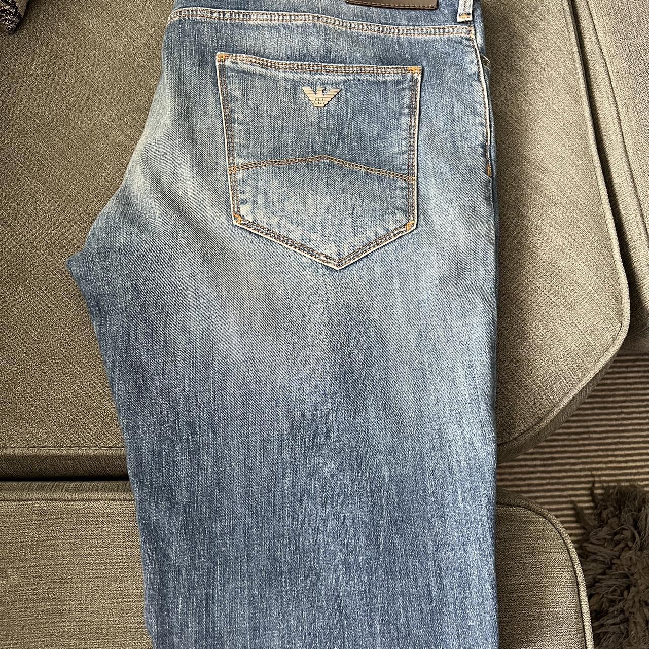 Mens blue Armani Jeans, AJ Jeans, W36 L34, Worn,... Depop