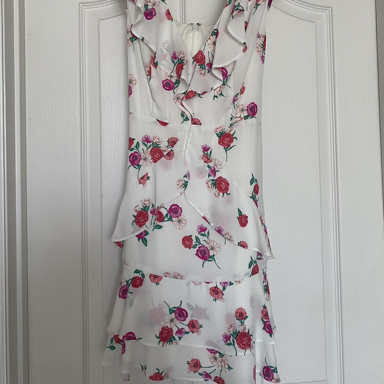 Express white floral outlet dress