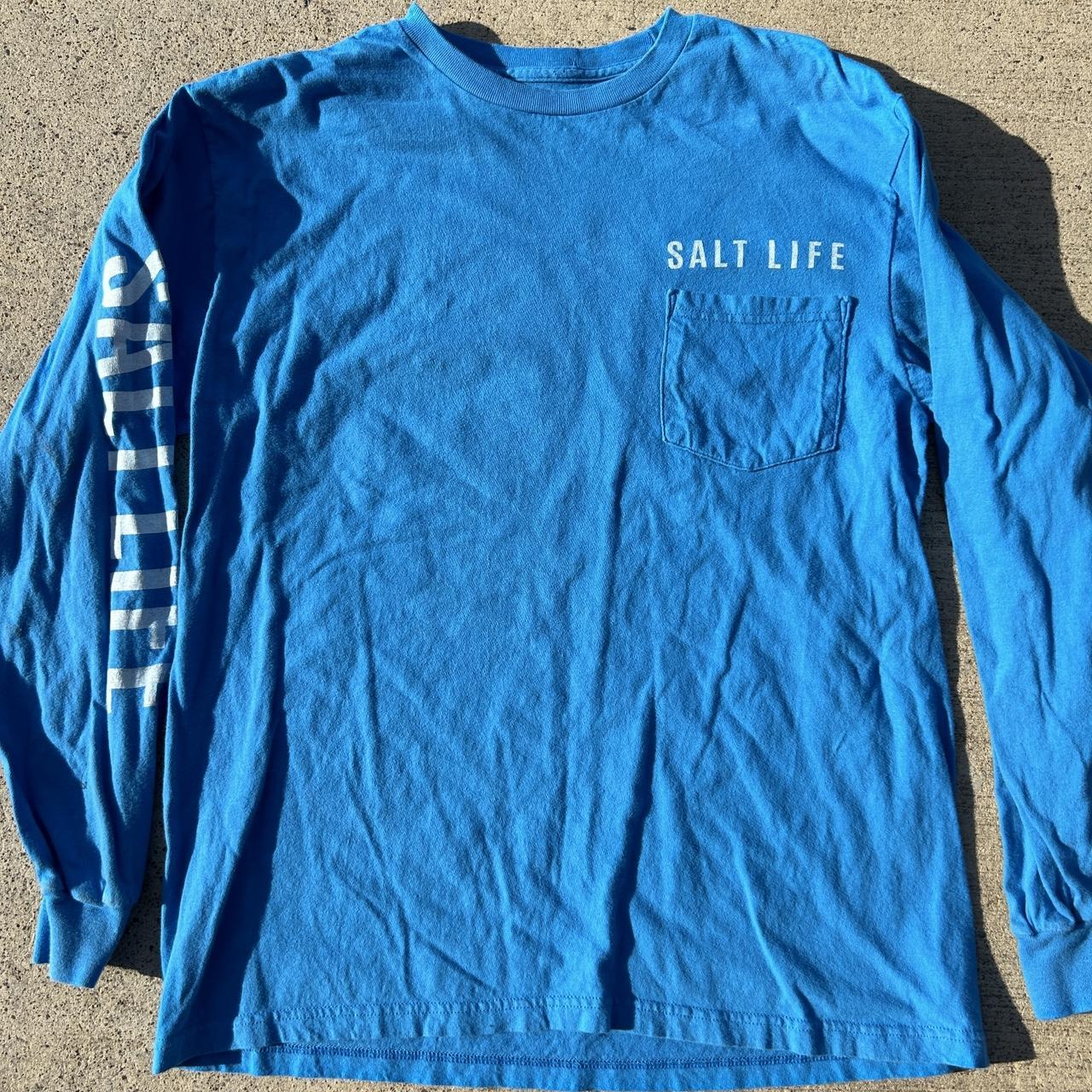 Salt Life Long Sleeve Size medium No tears - Depop