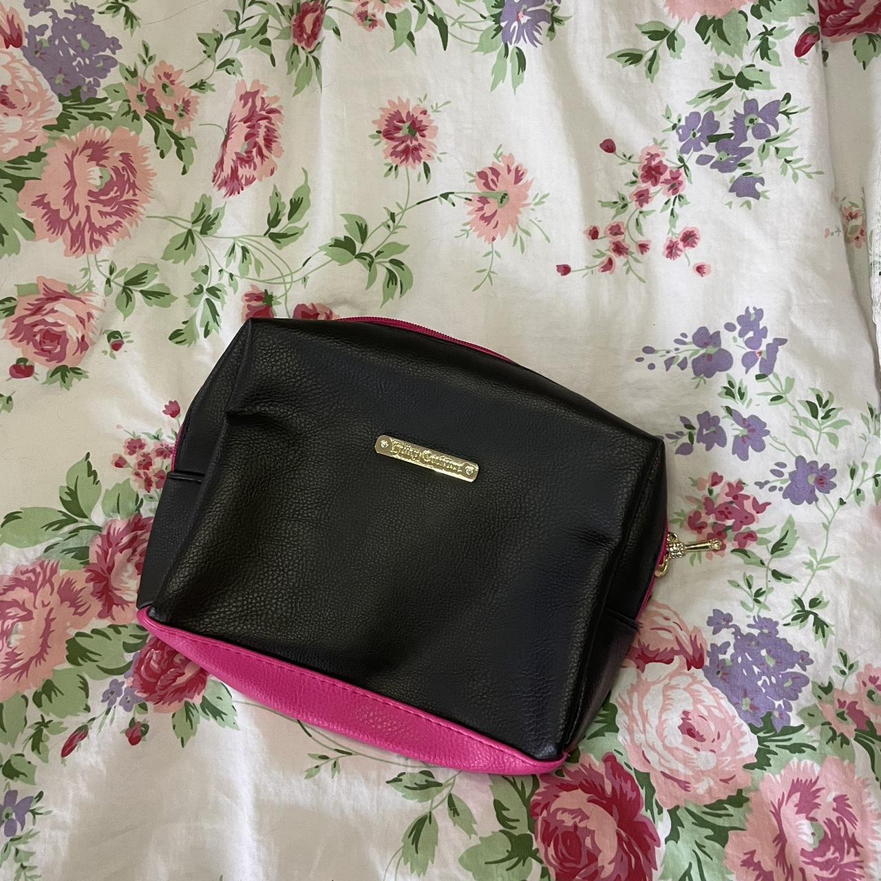 Juicy Couture Women's Black and Pink Bag | Depop