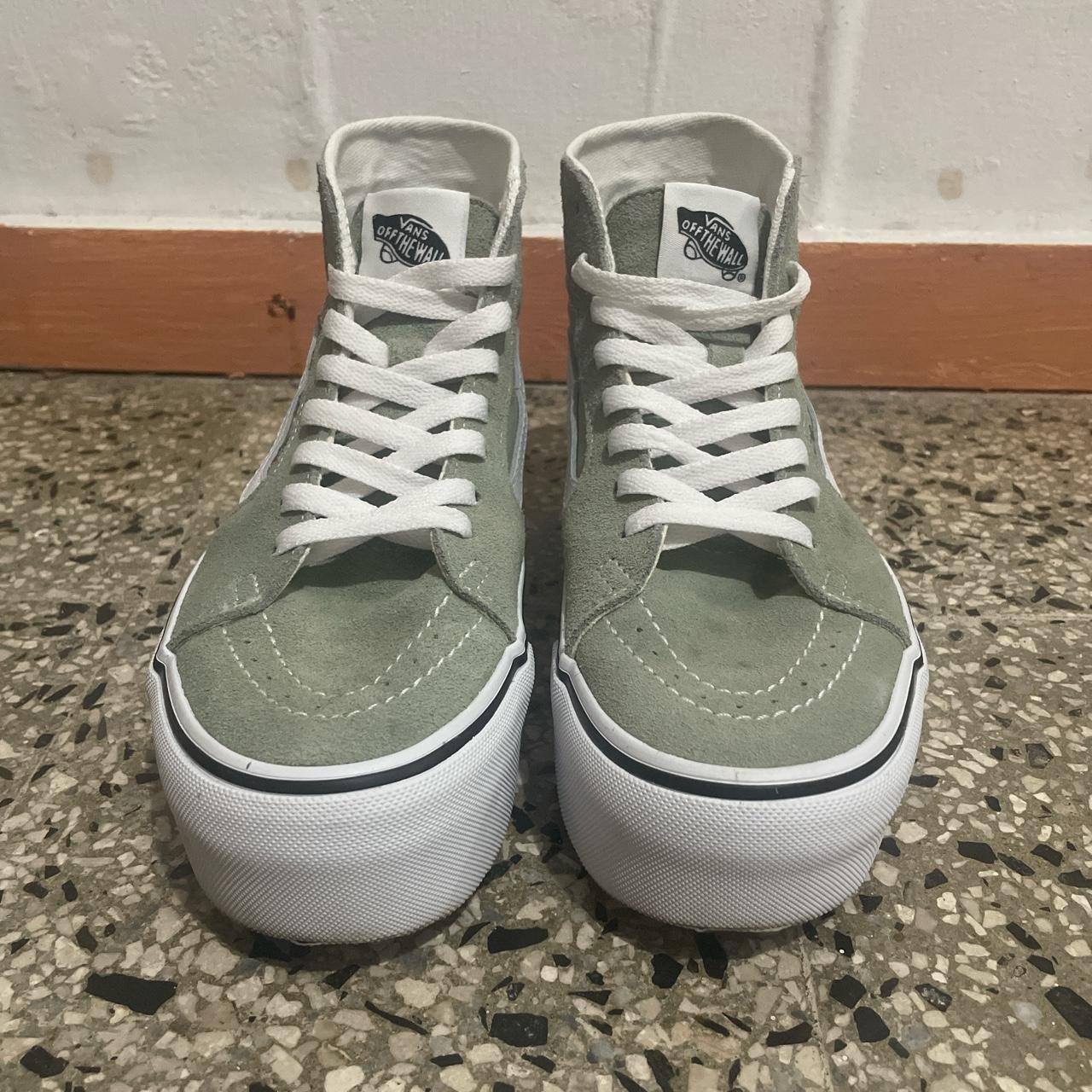 Vans sk8 hi deals desert sage