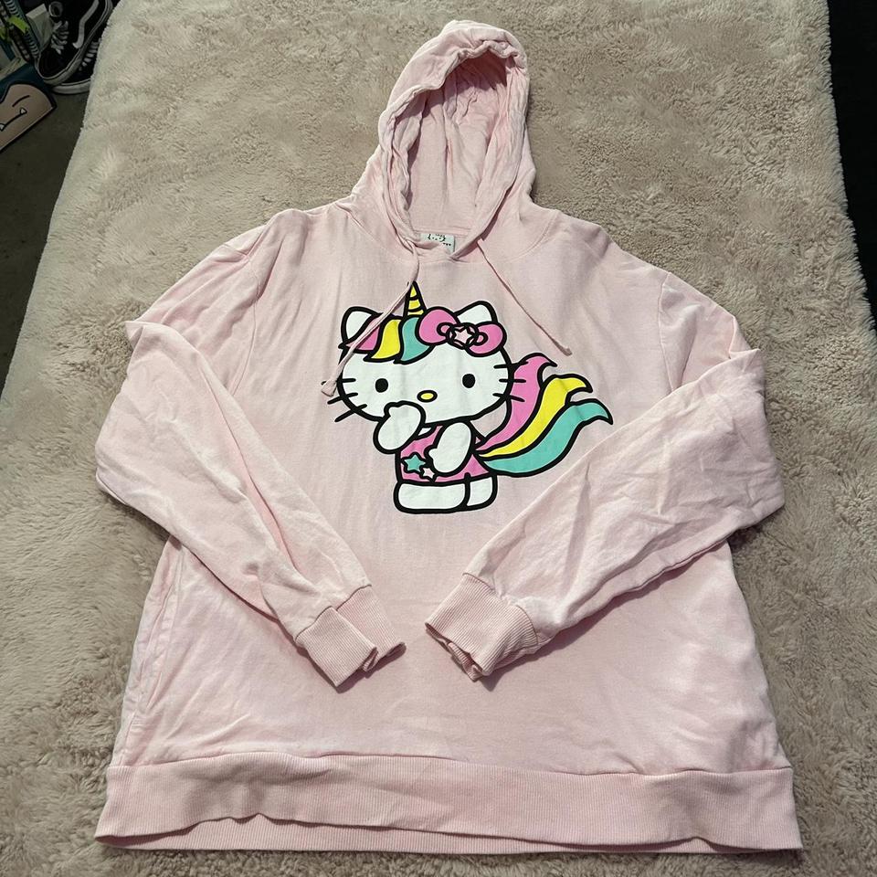 hello kitty unicorn hoodie 🦄 shipping: $5 super - Depop
