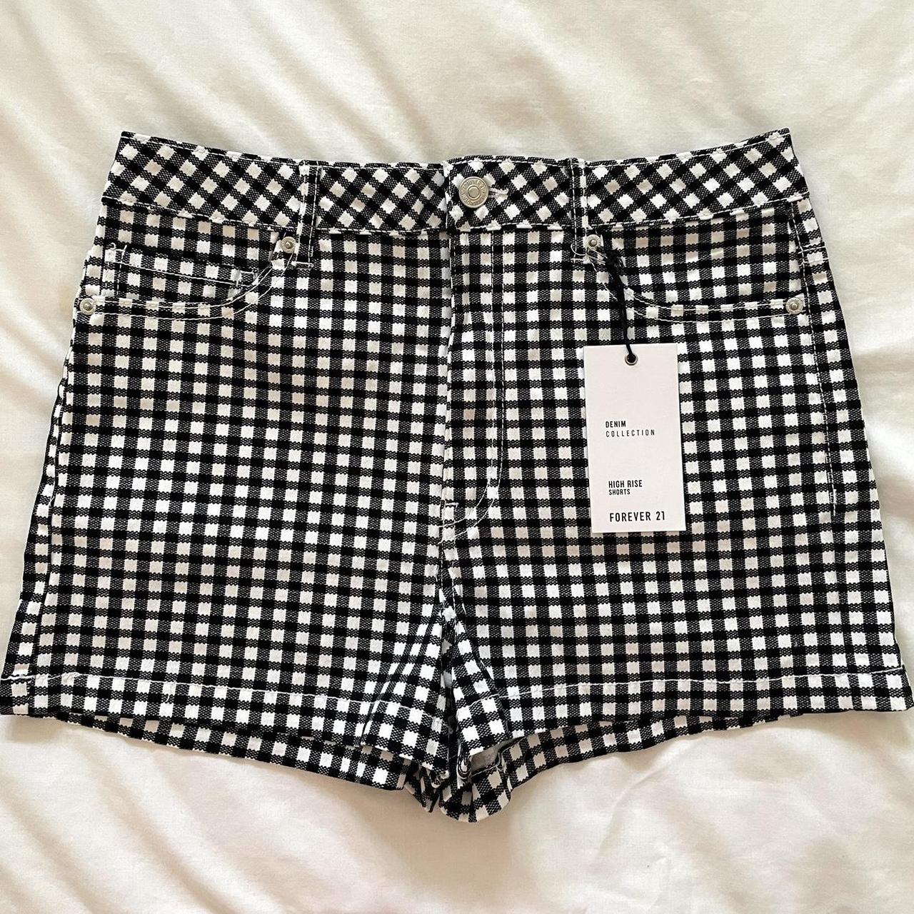 Forever 21 checkered shorts on sale