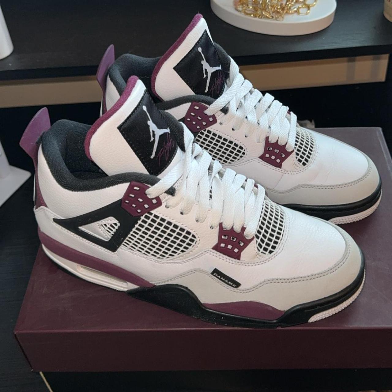 Burgundy jordan 4 online