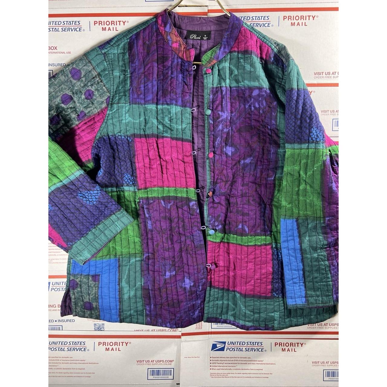Women's Vest - Multi – Vintage Patchwork Reversib… - image 1
