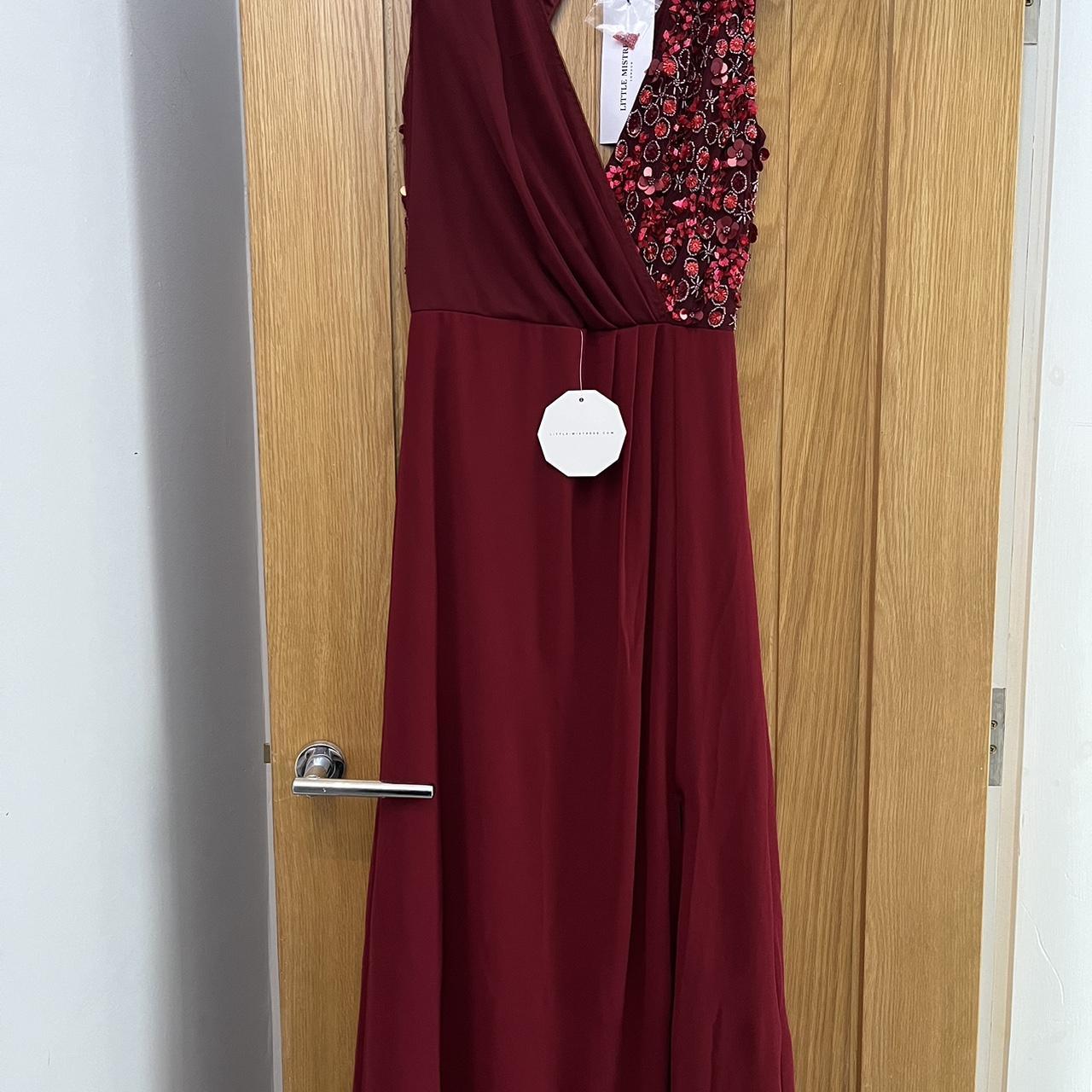 Little mistress outlet burgundy dress