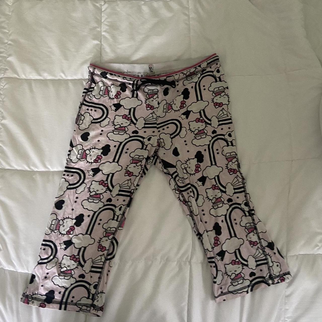 Light pink Hello Kitty pajama/lounge capris 🎀 Has... - Depop