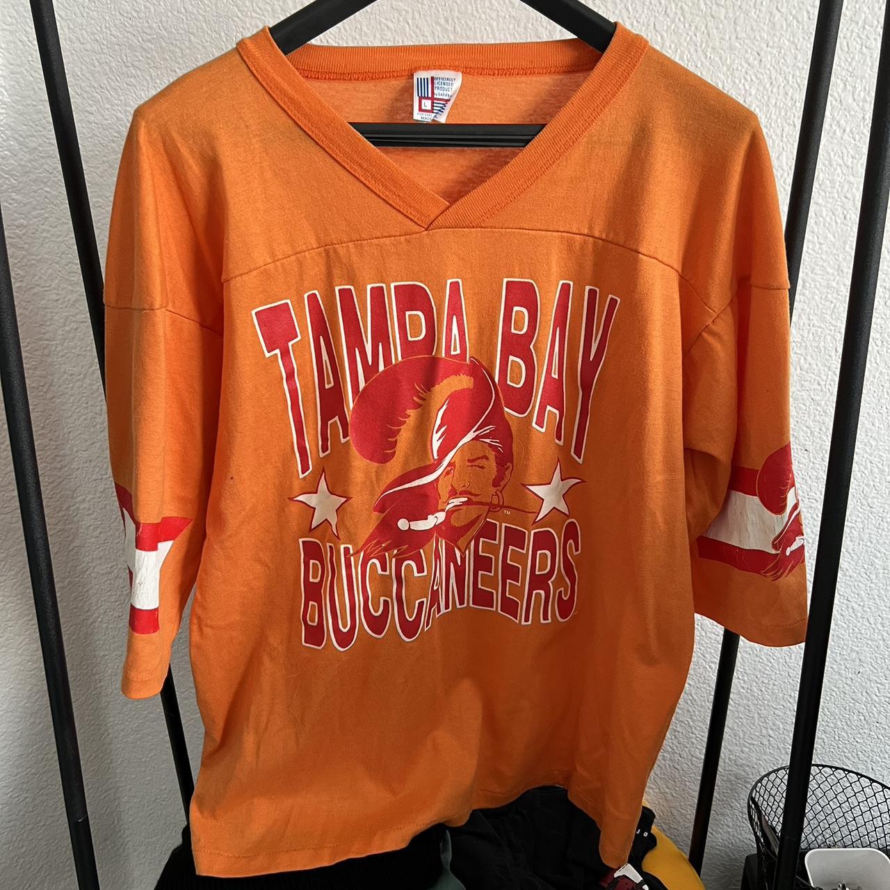 Vintage Buccaneers Shirt Size L True to size - Depop