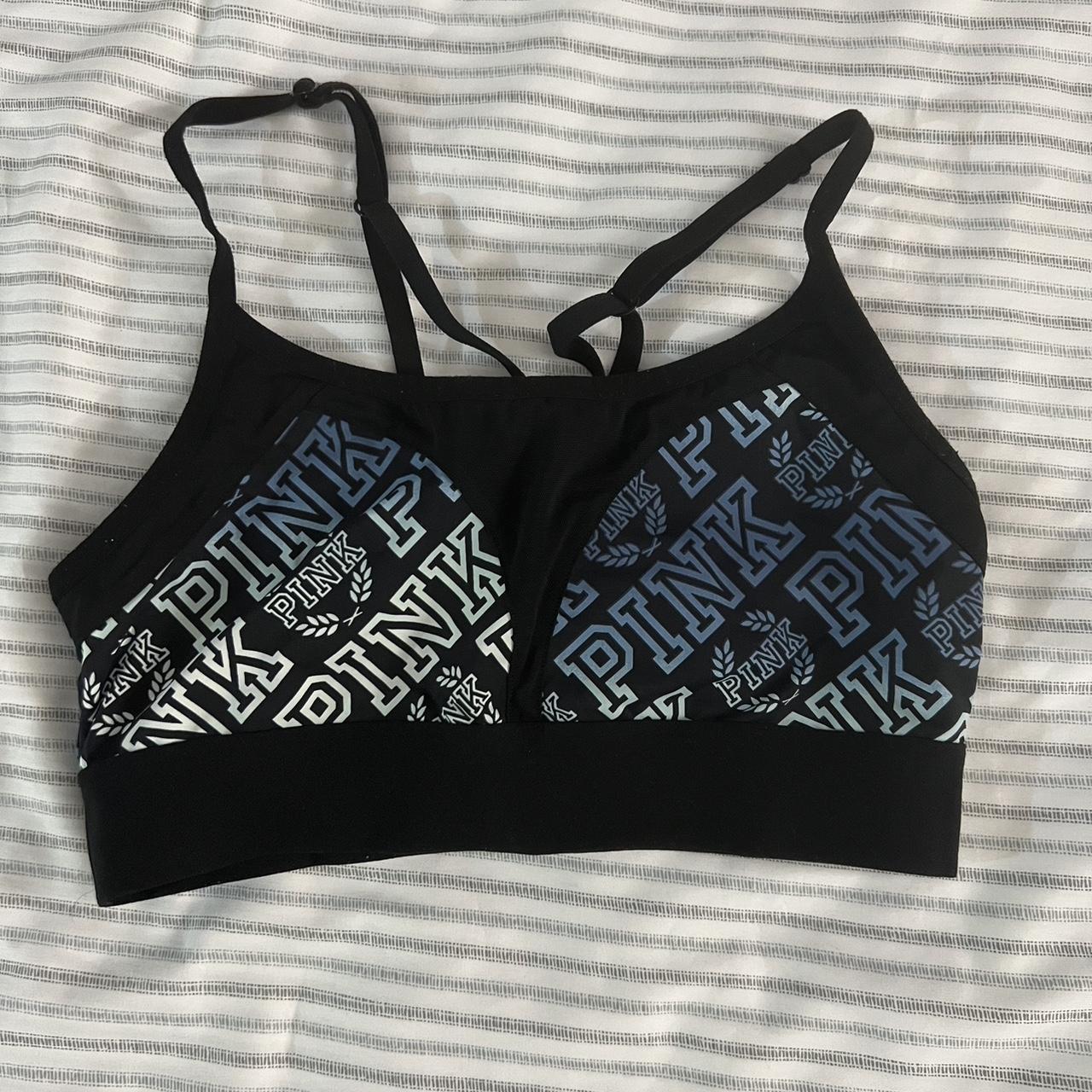 Turquoise and Black Sports Bra !! please message - Depop
