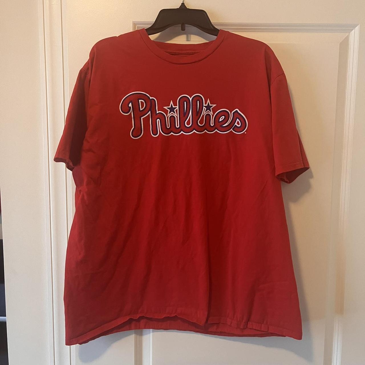 Philadelphia Phillies Bryce Harper Jersey (Men's XL) Majestic