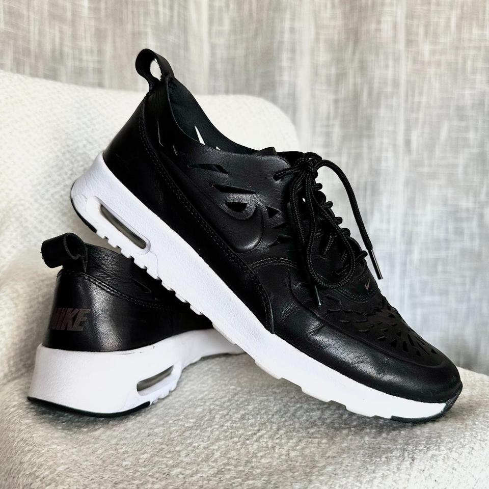 NIKE AIR MAX THEA JOLI LASER CUT LEATHER SNEAKERS. Depop