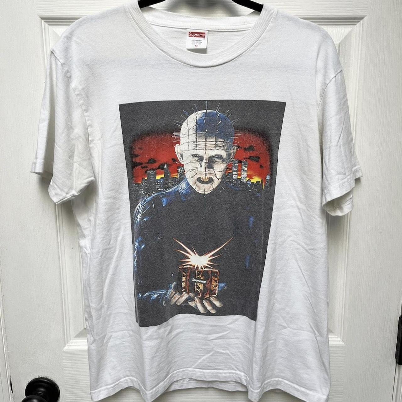 Supreme hellraiser cheap tee white