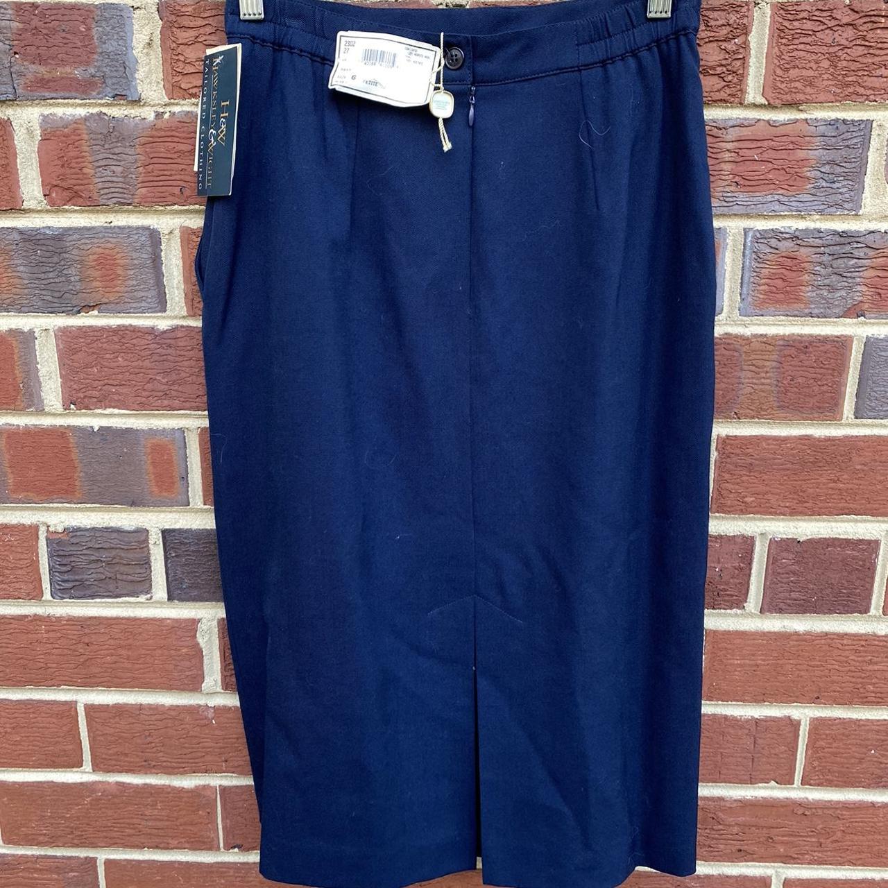 Hawke & Co. Women's Blue and Navy Skirt (3)