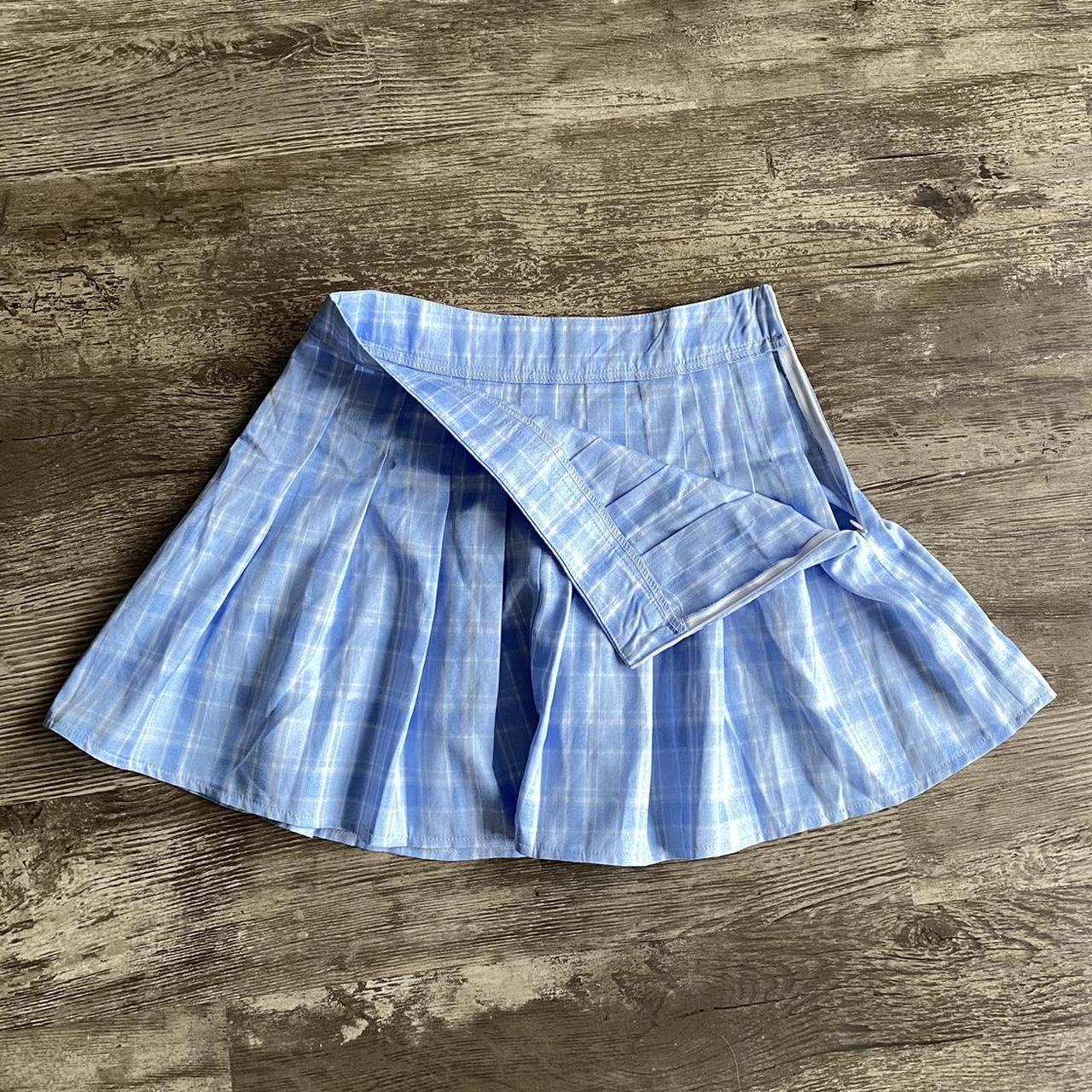 light-blue-plaid-pleated-mini-skirt-selling-similar-depop