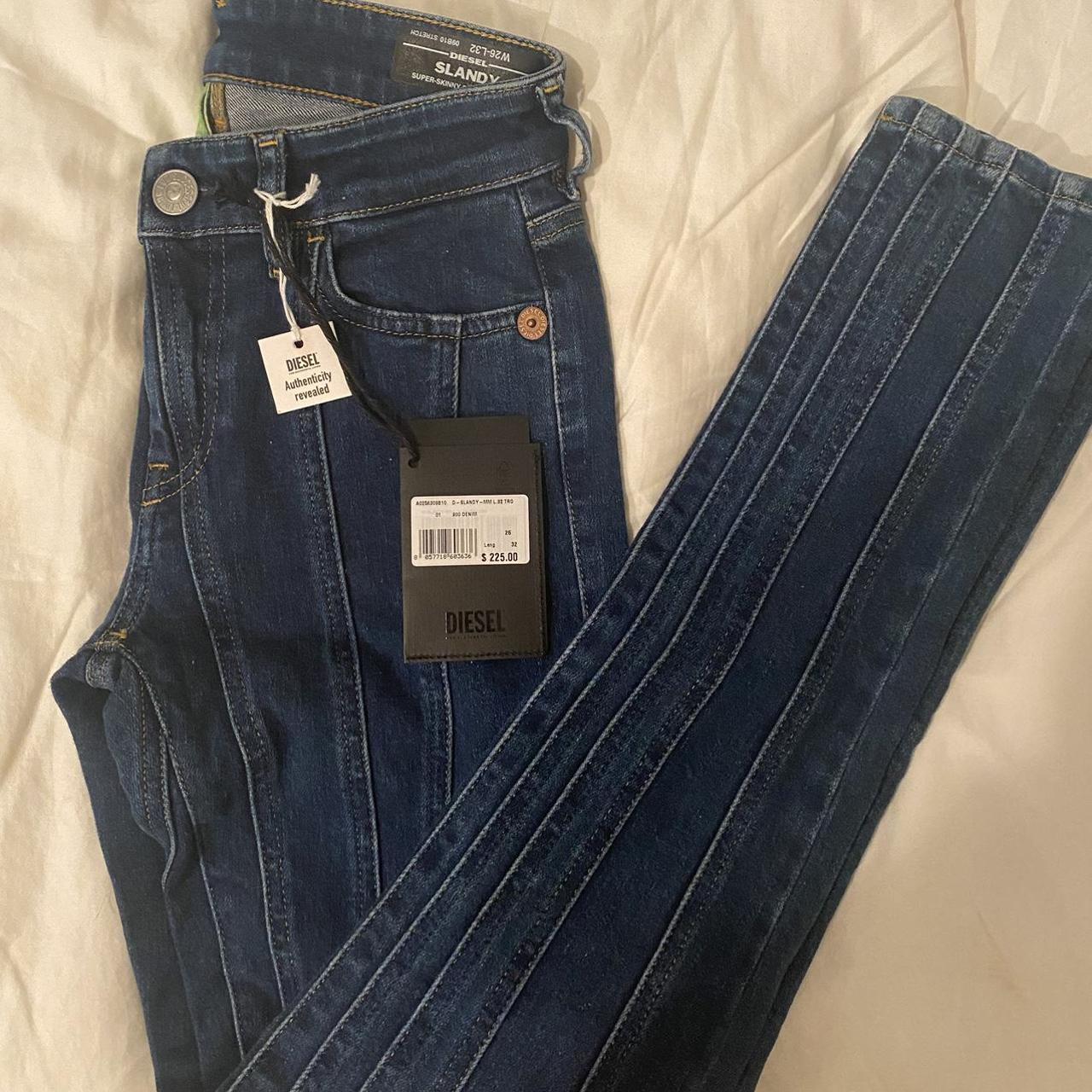100% authentic diesel skinny jeans. never worn. open... - Depop