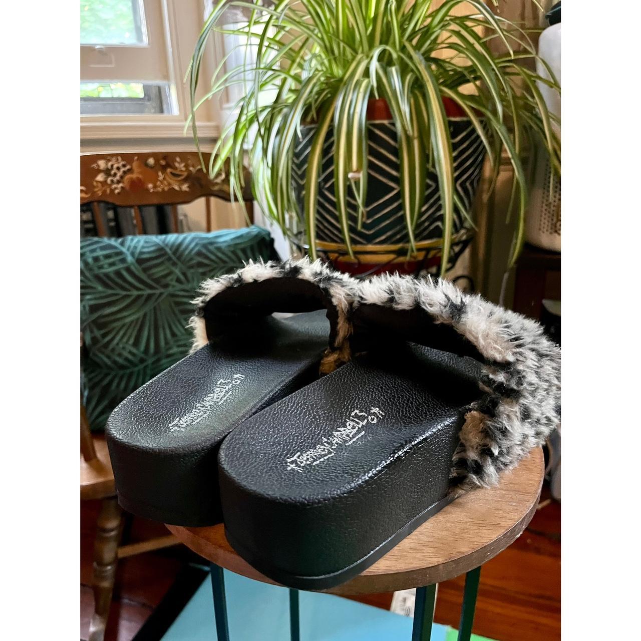 jeffrey campbell fur slides