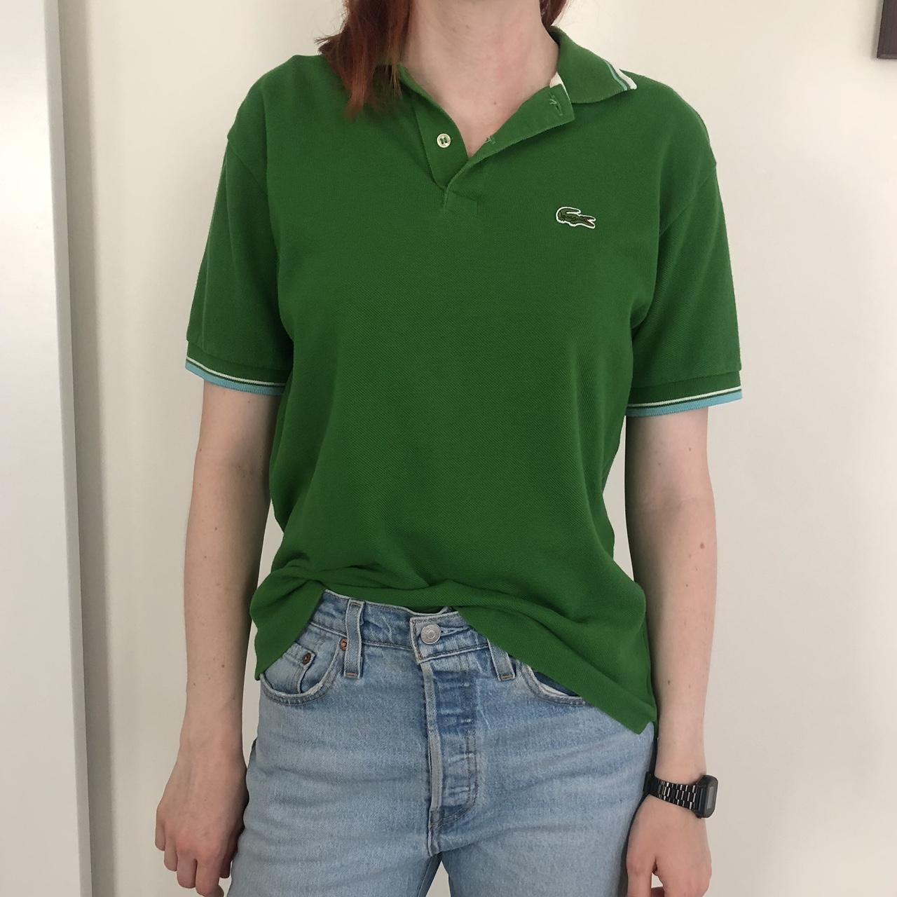 Lacoste green polo. Vintage. Size M. These shirts... - Depop