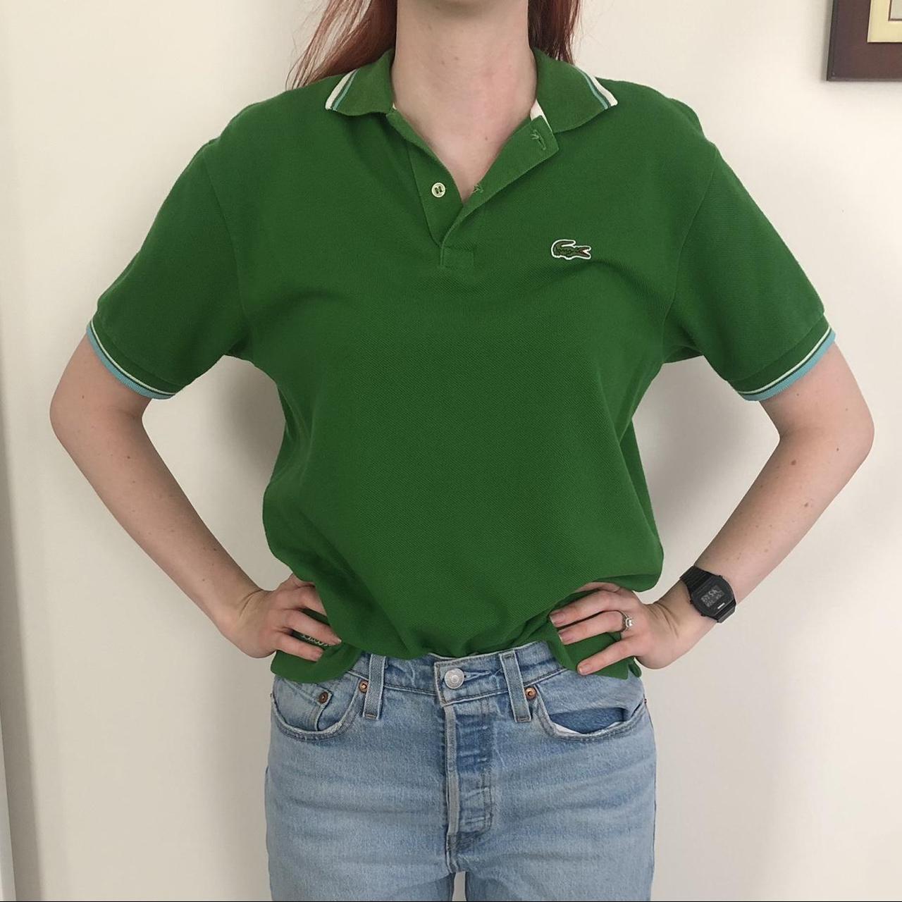 Lacoste green polo. Vintage. Size M. These shirts... - Depop