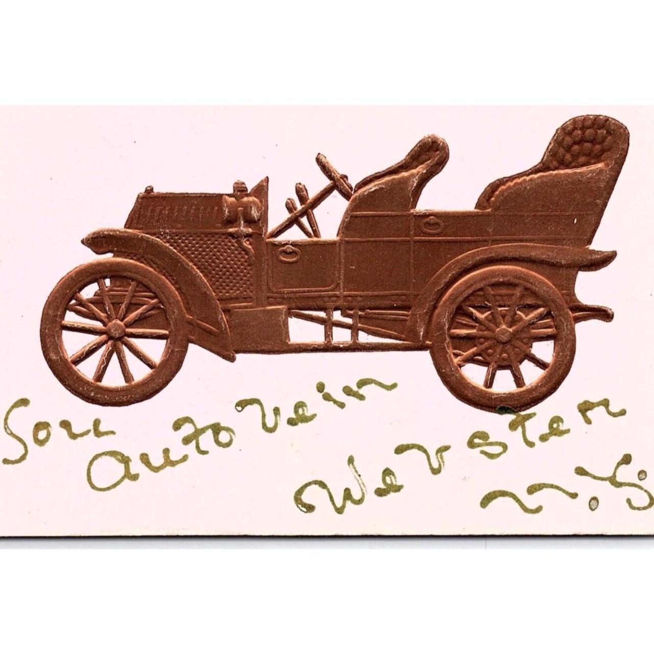 c1910 WEBSTER NEW YORK OPEN AUTOMOBILE ROADSTER... Depop