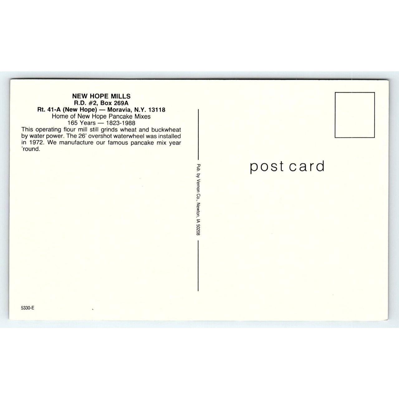 VINTAGE MORAVIA NEW YORK NEW HOPE MILLS RT 41 FLOUR... Depop