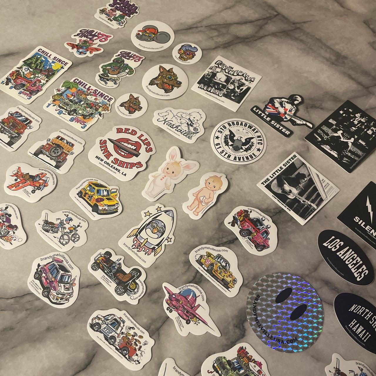 brandy melville stickers ! brandy melville random !... - Depop