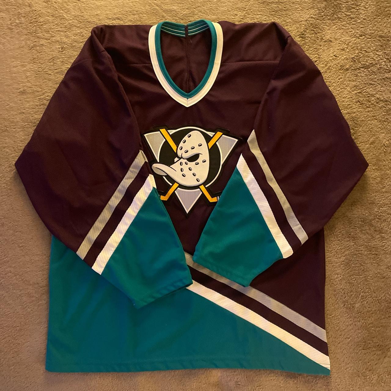 Vintage CCM NHL 90s Mighty Ducks Jersey. Featuring - Depop