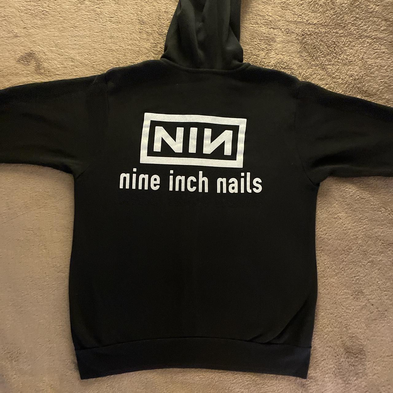 BROKEN midweight ZIPUP HOODIE  Nine Inch Nails