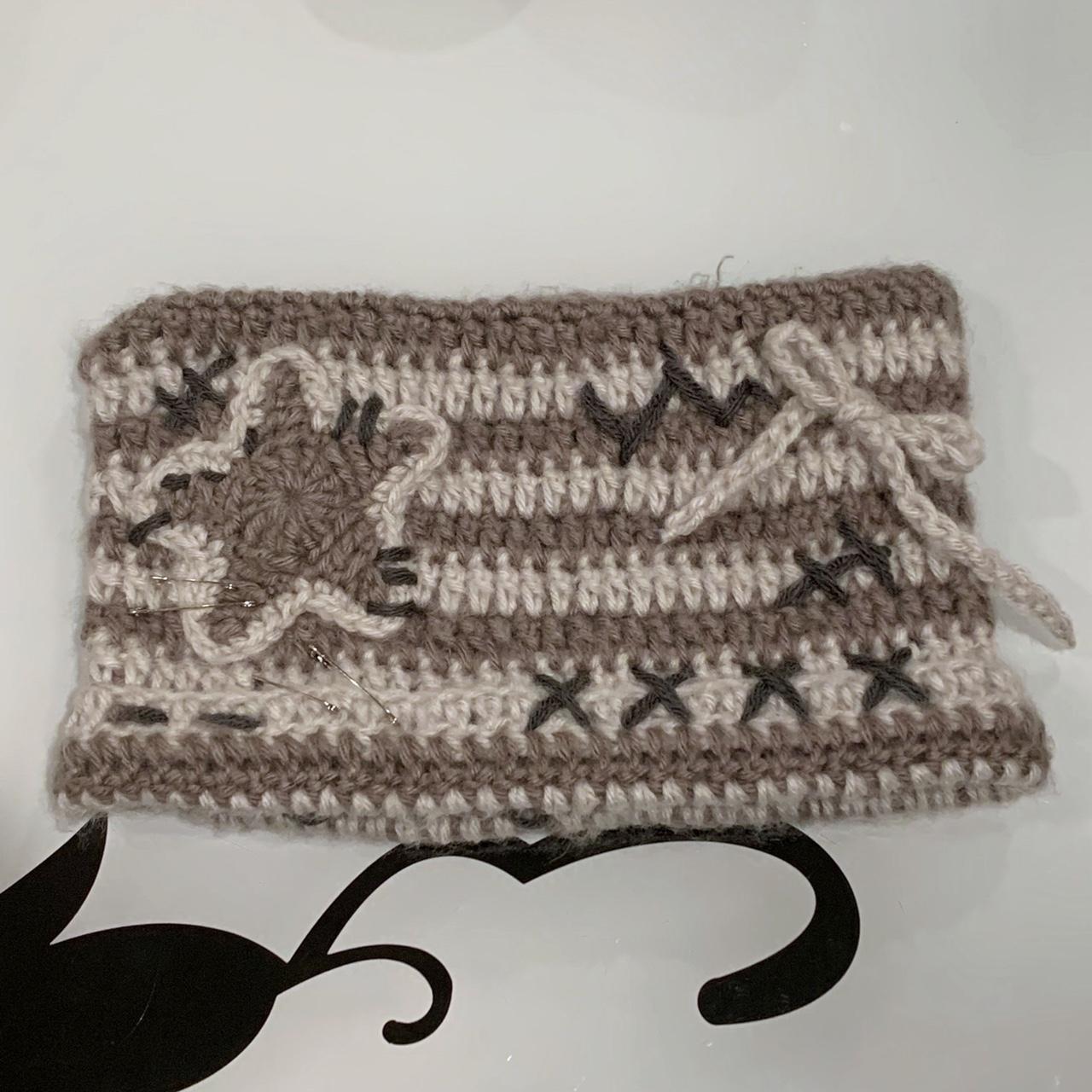 Crochet star cat beanie Features: ~beige and - Depop